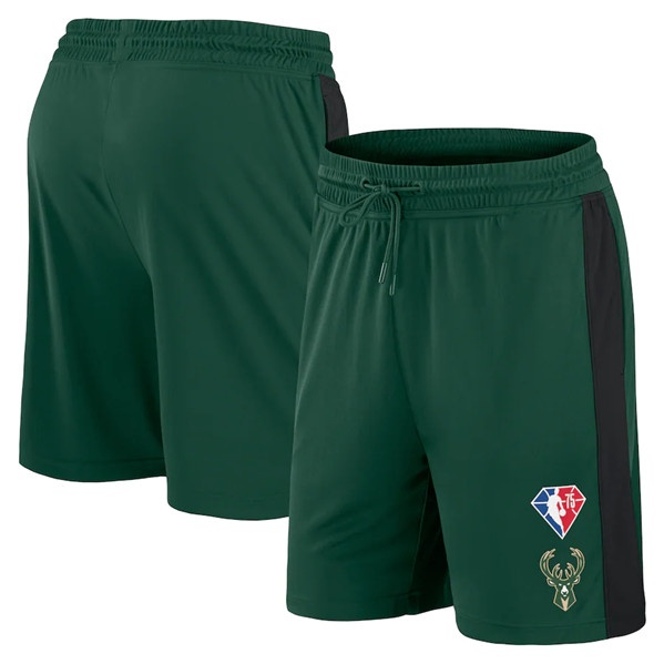 Men's Milwaukee Bucks Green Shorts